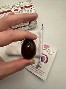 Certified Carnelian Medium Sized Crystal Yoni Egg Women Kegel Exercises - Picture 1 of 3