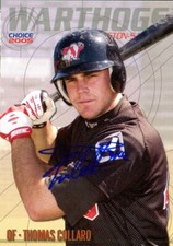 2005 Winston Salem WartHogs TOM COLLARO Signed Card autograph AUTO WHITE SOX