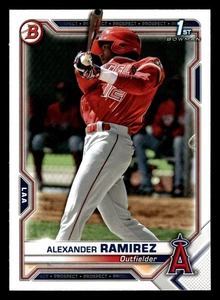 Alexander Ramirez 2021 Bowman #BP-145 Prospects Los Angeles Angels - Photo 1/2