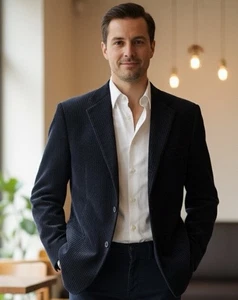 PAL ZALERI PULL Blazer Herren 40 S Luxus Cord Sport Jacke - Bild 1 von 15