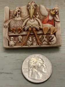 Prendedor Harmony Kingdom Preaching to the Birds Royal Watch 2006 - Imagen 1 de 2