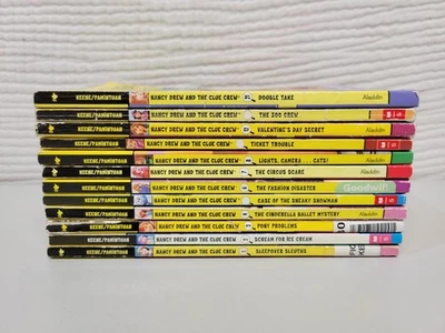 Lot of 12 Nancy Drew & the Clue Crew Series PB Books by Carolyn Keene - Imagem 1 de 4