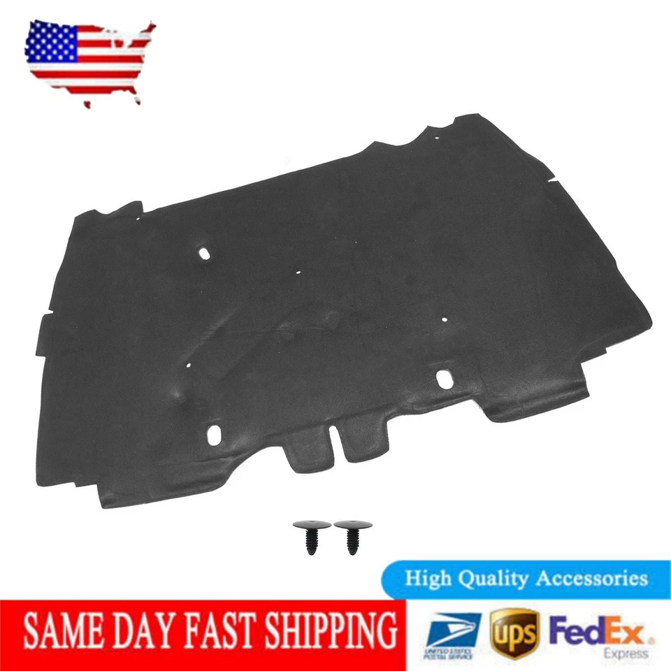 Alfombrilla de motor capó almohadilla de aislamiento manta protectora térmica para Jeep Wrangler 2007-2017 Foto 1 de 4