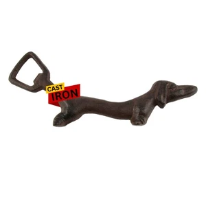 Metal Dachshund Weiner Wiener Dog Beer Bottle Cap Opener Soda/Pop Top Bar Tool - Picture 1 of 8