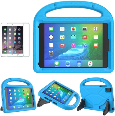 Funda Duradera Niños para iPad Mini 5/4/3/2/1 con Protectores de Pantalla - Azul Foto 1 de 4