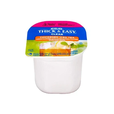 Té helado para bebidas espesadas gruesas y fáciles con sabor a limón 4 oz. Taza 24 Ct Foto 1 de 2