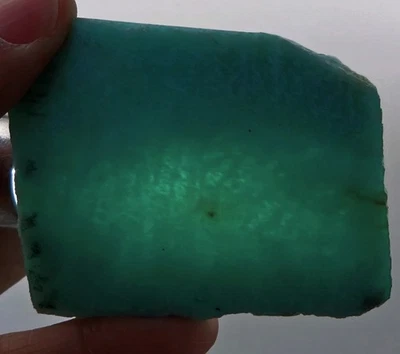 147Ct Natural Mozambique Green Blue Amazonite Facet Rough Specimen YAS1968 - Image 1 of 3