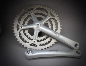 Juego de bielas triple Campagnolo Record / 172,5 mm / 50 40 30 T / c super #VELOWIZARD - Imagen 1 de 17