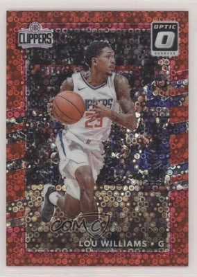 2017-18 Panini Donruss Optic Fast Break Red Prizm /85 Lou Williams #65 - Image 1 of 2
