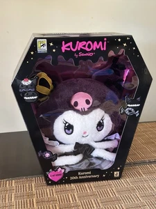 2025 SDCC Kuromi 20th Anniversary Hello Kitty 12" Plush LE 1000 Jazwares - Picture 1 of 7
