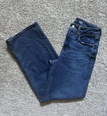 Pantalones de mezclilla Old Navy para mujer tiro extra alto cielo pierna ancha talla 4 Foto 1 de 4