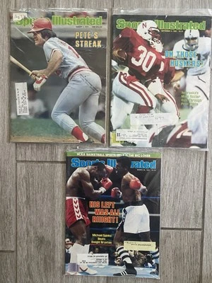 Lote De Colección 3 Revista Sports Illustrated 1978/83 Usada WL Rose Spinks Rozier Foto 1 de 4