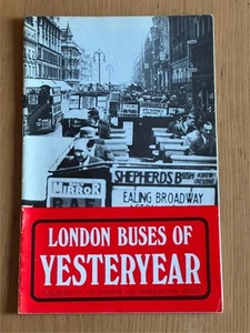 Vintage Booklet - London Buses of Yesteryear -The London Bus Preservation Group - Foto 1 di 1