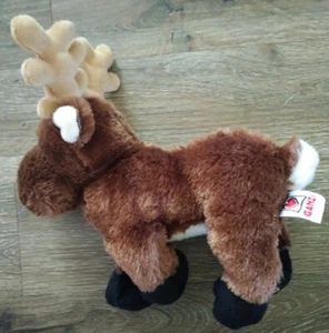 GANZ Webkins Reindeer Brown Beanie Plush Stuffed Animal Toy - Picture 1 of 5