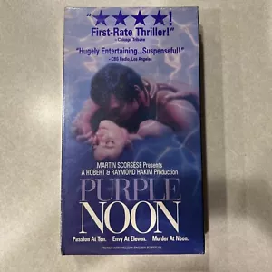 Purple Noon (1960) VHS New Sealed 1997 Miramax Zöe Rene Clement Alain Delon - Imagen 1 de 4