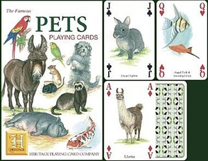 Pets set of 52 playing cards + jokers (hpc) - Picture 1 of 1