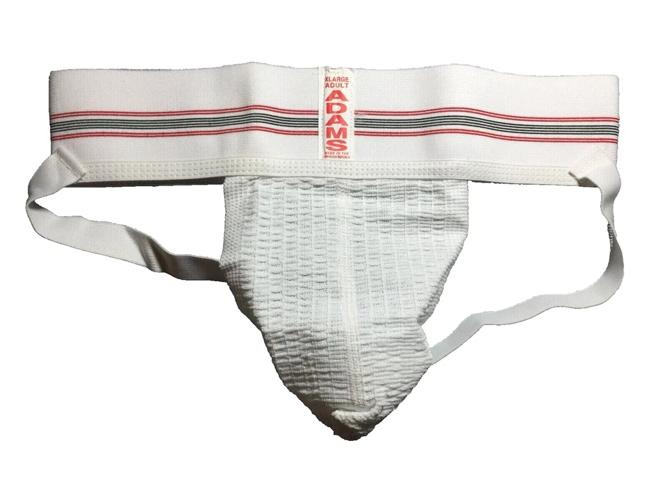 ADAMS VINTAGE AÑOS 90 JOCKSTRAP Se adapta a 34" 36" 38" 40" JOG GIMNASIO NADAR Camping Ropa interior Foto 1 de 4