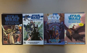 Star Wars Panini Comic 4x The Clone Wars Teil 1-4 Paperback Z1 - Bild 1 von 2