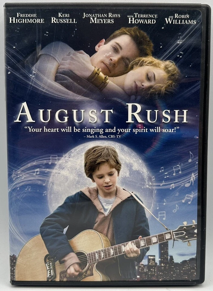 August Rush DVD Widescreen William Sadler Terrence Howard Robin Williams 2008 - Image 1 of 3