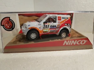 QQ 50306 NINCO MITSUBISHI PAJERO MASUOKA #201 DAKAR SLOT CAR - Picture 1 of 4