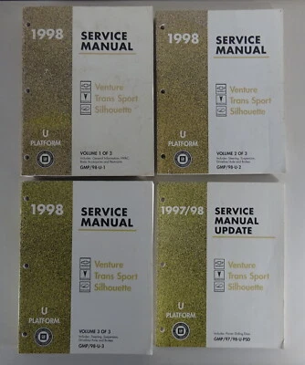 Officina Manuale Chevrolet Venture/Pontiac Trans Sport / Oldsmobile Sagoma 1998 - Immagine 1 di 4