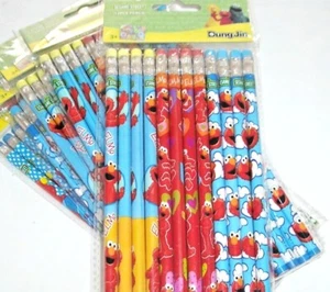 Elmo Sesame St Wooden Pencil Boys & Girls Birthday School Party Favor Bag Filler - Picture 1 of 19