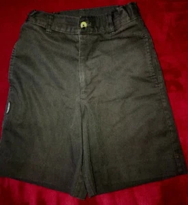 boys size 10 slim BLACK SCHOOL UNIFORM SHORTS SUNSHINE adjustable waist tabs - Picture 1 of 2
