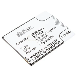 3,8V Akku Li-Polymer für Mobistel Cynus E6 - 2300mAh - Bild 1 von 1