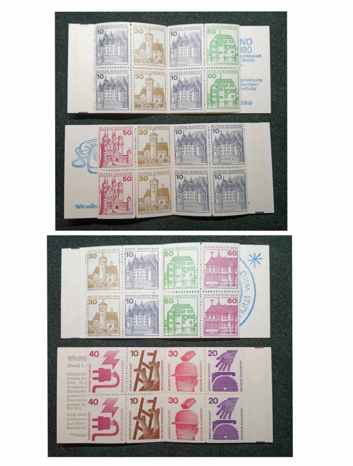 German Stamp Booklets x4 - Image 1 of 4