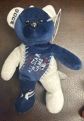 2008 MLB All Star Game Plush Bear Beanie Forever Collectibles New With Tags - Image 1 of 3