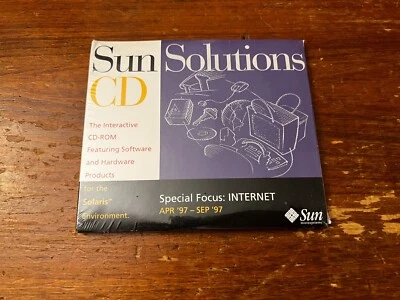 Sun Solutions CD Special Focus:Internet Apr-Sep 1997 NEW SEALED - Image 1 of 2