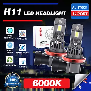 For Mitsubishi Pajero 2022 High Beam / Fog Light H11 LED HEADLIGHT 6000K - Picture 1 of 13