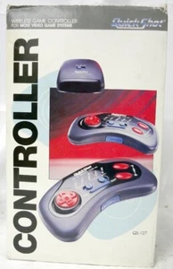 Vintage Quick Shot QS-127 Universal Wireless Set of 2 Video Game Controllers! - Picture 1 of 15