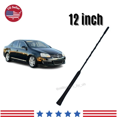 Antena de radio Am/Fm negra de repuesto de 12 pulgadas para Volkswagen Jetta 1988-2010 Foto 1 de 4
