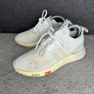 Adidas NMD Racer Cloud White Womens Shoes Trainers Size UK 3.5 - Image 1 of 4