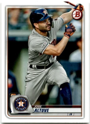 2020 Bowman Jose Altuve Houston Astros QTY - Image 1 of 2