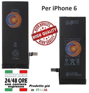 BATTERIA RICAMBIO COMPATIBILE PER APPLE IPHONE 6 6G da 1810mAh - Foto 1 di 1