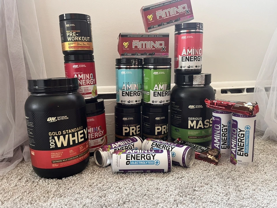 Optimum Nutrition аминокислоты энергетический напиток + электролиты для увлажнения упаковка из 12 - Изображение 1 из 1