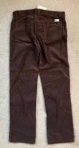 NEW NWT Janie and Jack Girls Pants Vintage 2010 Le Leopard Size 7 Brown Corduroy - Picture 1 of 4