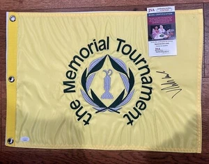 Viktor Hovland Signed Memorial Golf Flag 2023 Champ Autographed Auto JSA COA - Picture 1 of 2