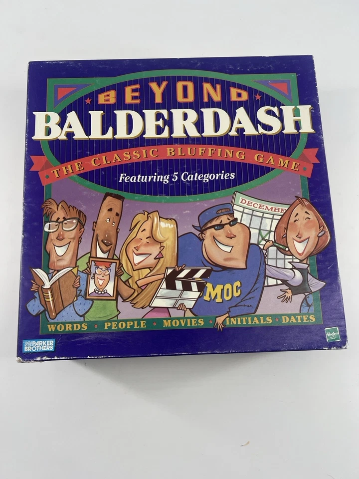 Hasbro Parker Brothers Beyond Balderdash 1997 de colección El clásico juego de faroles Foto 1 de 4