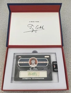 2019 UNA PAROLA DI TY COBB SCRITTA A MANO TAGLIATA PAROLA "ATTI" HOF MOLTO RARA! - Foto 1 di 5