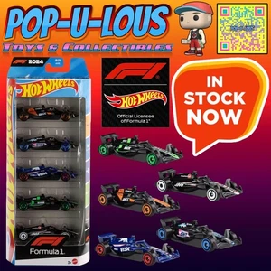 Hot Wheels 1:64 Basic Formula 1 F1 Racing 5-Pack Diecast Car Set✅IN-STOCK✅ - Picture 1 of 12