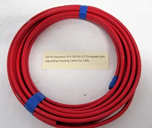 Cable de calefacción autorregulador paralelo Raychem XTV 5XTV1-CT-T3 (30 pies) 5 W 120 V - Imagen 1 de 5