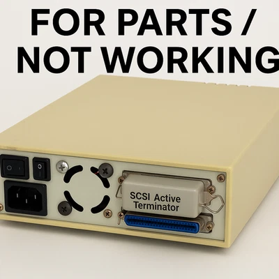 Vintage IBM External SCSI Hard Drive Enclosure with 1080MB HDD + Active Terminat - Image 1 of 4