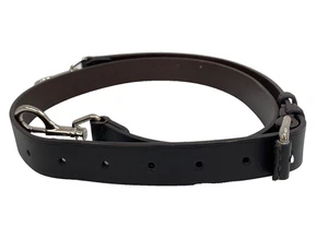 Fendi Crossbody Schulterriemen Leder dunkelbraun Länge 140cm Tasche Accessoires  - Bild 1 von 9