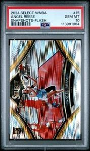 PANINI SELECT WNBA 2024 INSTANTÁNEAS FLASH ANGEL REESE #15 PSA 10 - Imagen 1 de 2