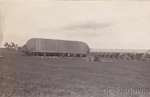 * AVIAZIONE - Fotocartolina - Dirigibile Drago, Scuola Cascina Malpensa 1913 - Foto 1 di 1