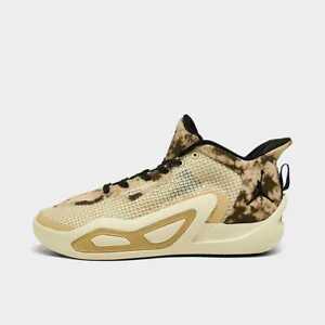 GS Jordan Tatum 1 Basketball Shoes Fossil/Black/Sesame/Electric Green DX5359 200