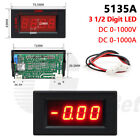 DC Digital Voltmeter Ammeter 3 1/2 Digit LED Display Panel Tester 0-1000V 1000A